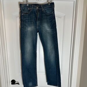 Levi’s 505 Regular Fit Jeans – Classic Blue, 33/32